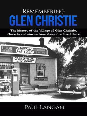 cover image of Remembering Glen Christie